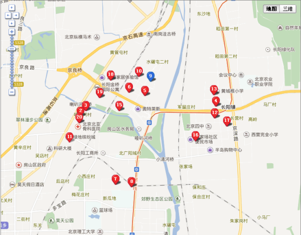 中铁建国际花园区位图