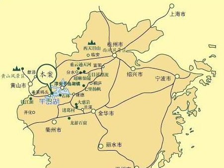 美都千岛碧云天区位图