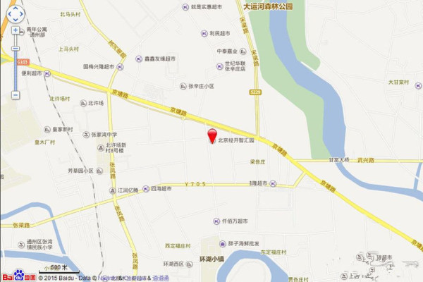 北京经开·智汇园区位图