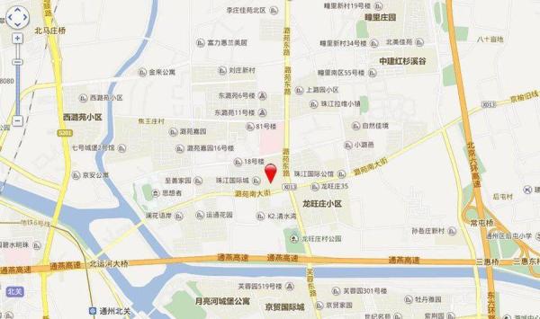 中国铁建·通瑞新天地区位图