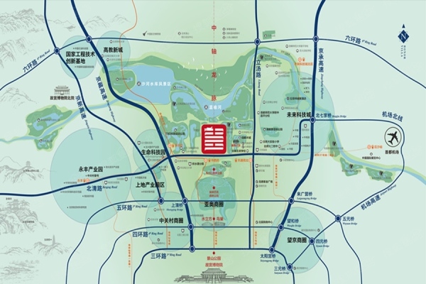 北京城建·龙樾华府区位图