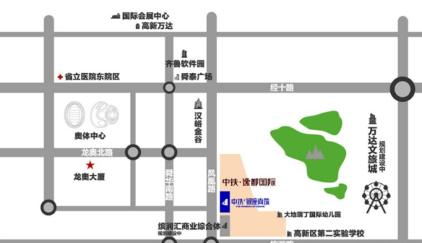 中铁·银座尚筑_区位图_1