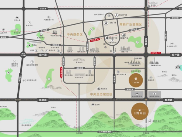 金科·东方博翠_区位图_1