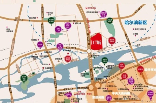 华润·中海·江城区位图