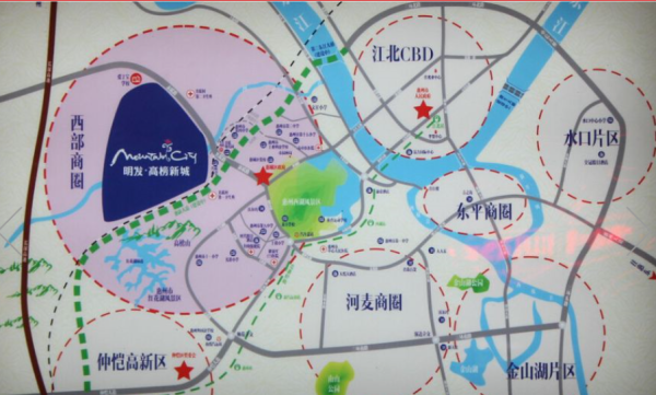 明发·高榜新城区位图