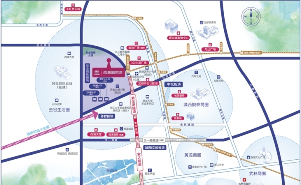 中国铁建西湖国际城区位图