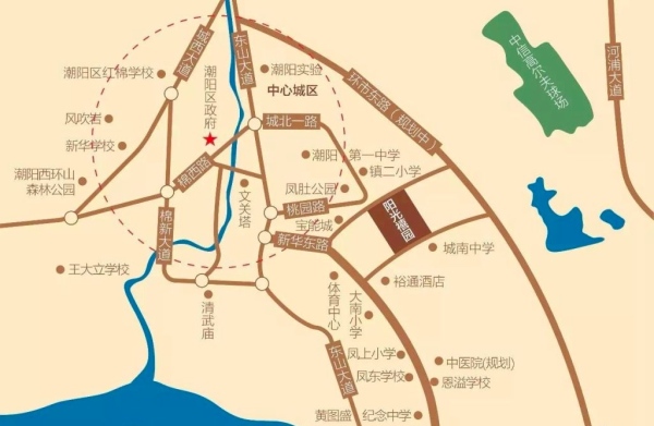 龙光·阳光禧园_区位图_1