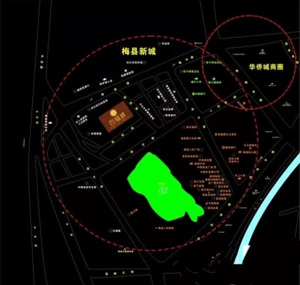 百福城区位图