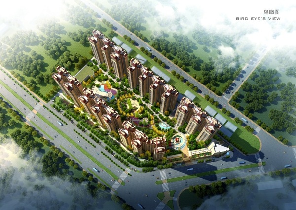 岑溪汇洋华府效果图