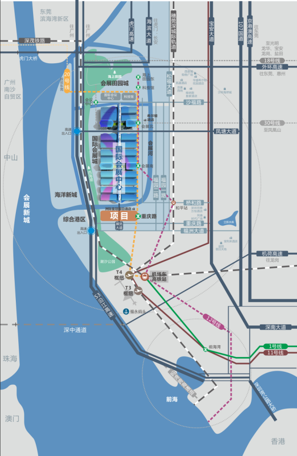 会展湾·南岸_区位图_1
