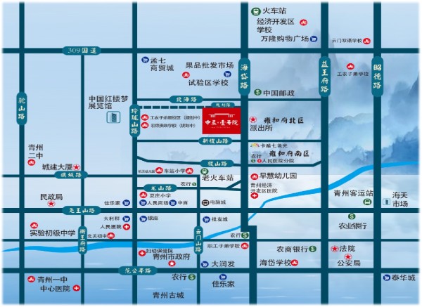 青州中晨壹号院_区位图_1