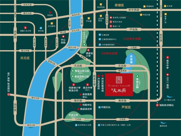 珠峰天池府_区位图_1