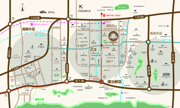 尚东企业公馆区位图