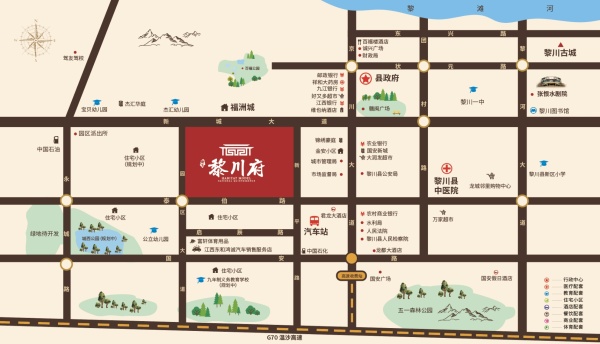 赣东•黎川府区位图