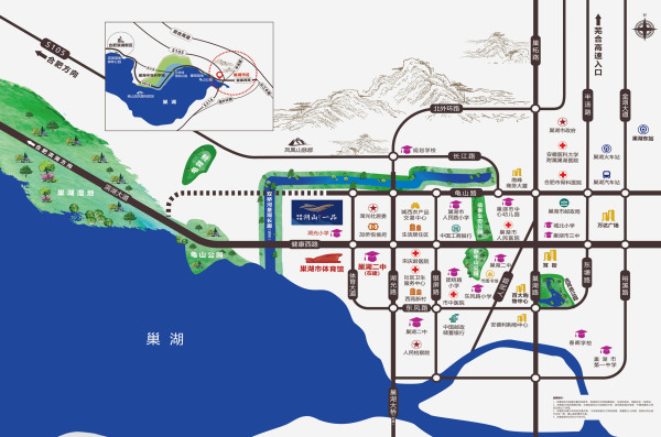 加侨中梁·湖山一品_区位图_1