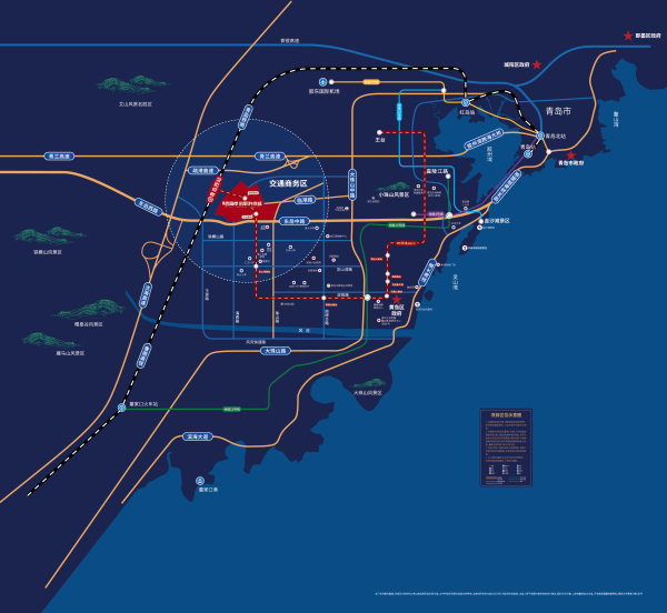 西海岸·创新科技城区位图