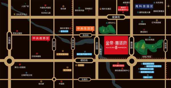 潍坊金帝惠贤府_区位图_1