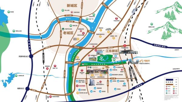 河源方圆月岛首府_区位图_1