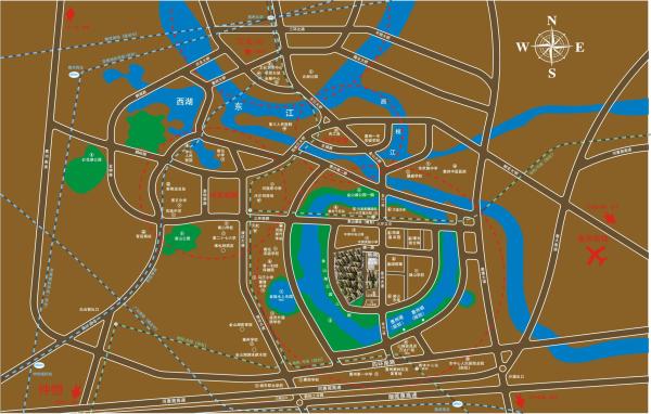 惠州鑫洲湖心岛1号_区位图_1