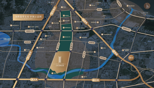 烟台万科翡翠长安_区位图_1