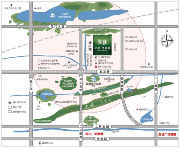 华美悦澜湾_区位图_1