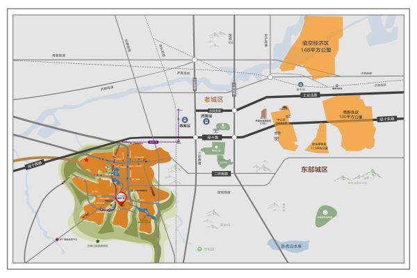 齐鲁创新谷晶格广场区位图