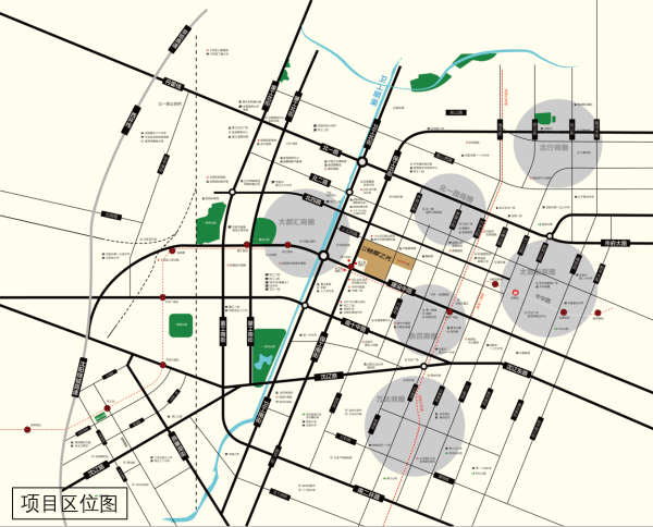 万科圣丰·翡翠之光区位图