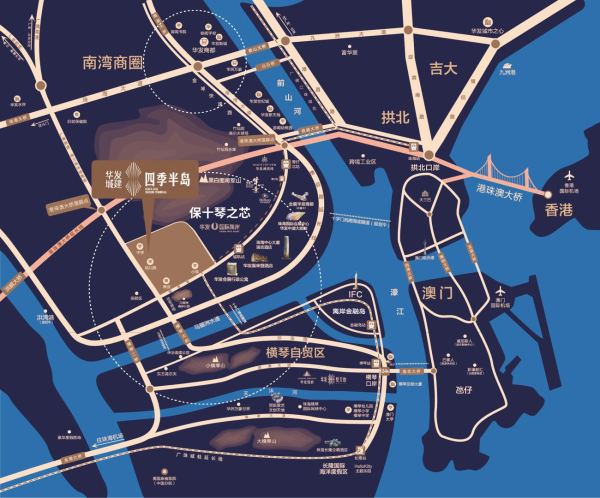 珠海华发城建国际海岸_区位图_2