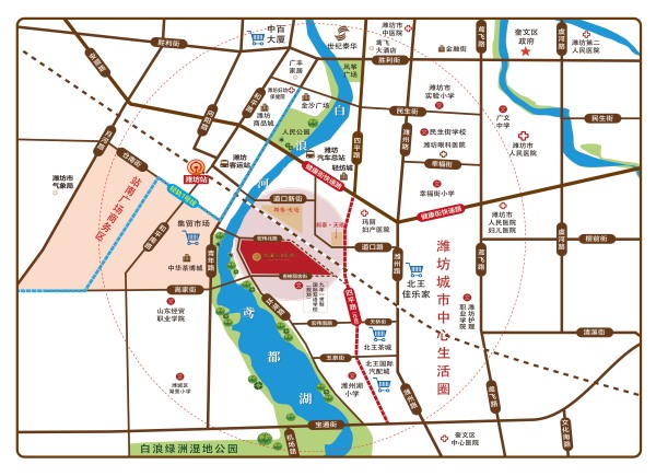 邦泰郡王府·东郡_区位图_1