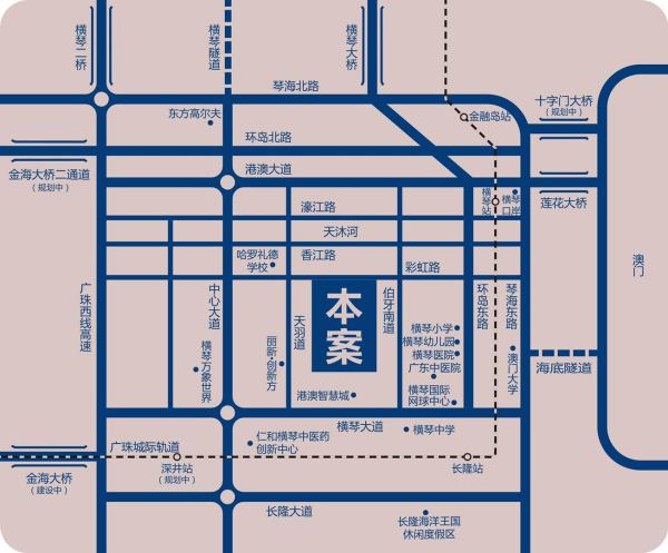 港珠澳供应链总部大厦_区位图_1