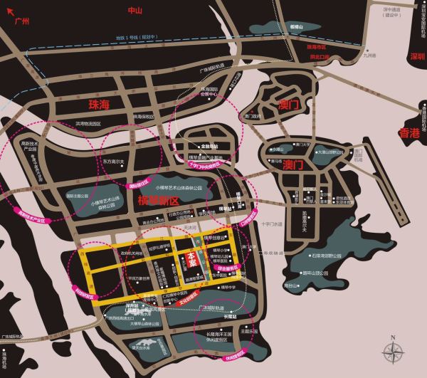 港珠澳供应链总部大厦_区位图_2
