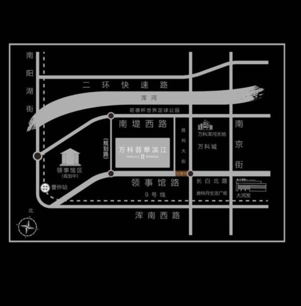 万科翡翠滨江_区位图_1