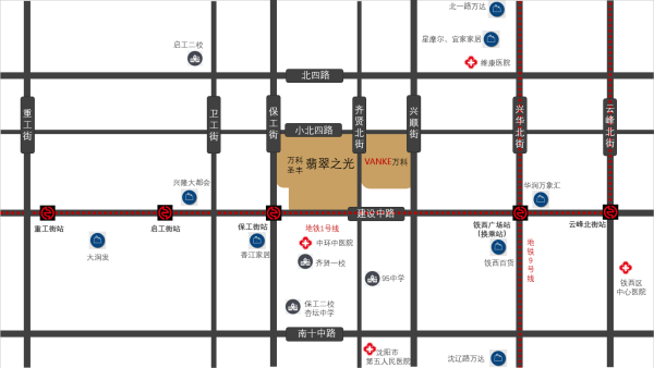 万科圣丰·翡翠之光_区位图_2