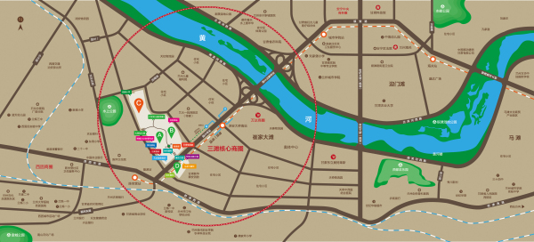 兰州天庆国际新城区位图