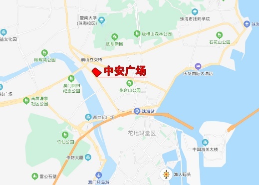 中安广场区位图