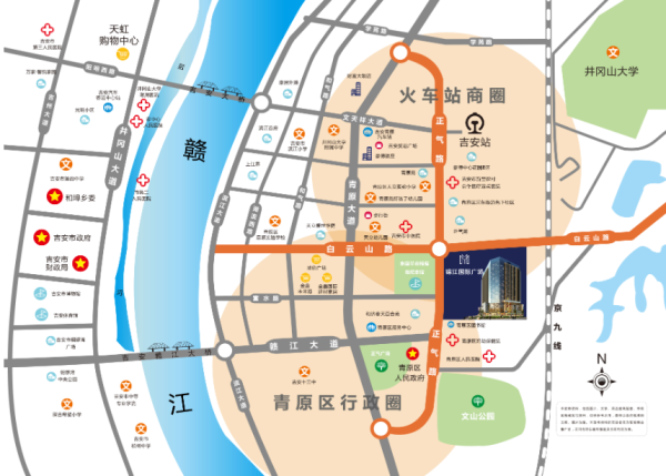 锦江国际广场区位图