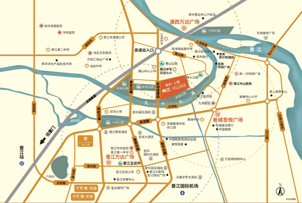 晋江保利东区区位图