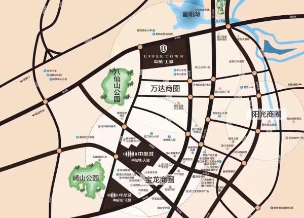 晋江保利城区位图