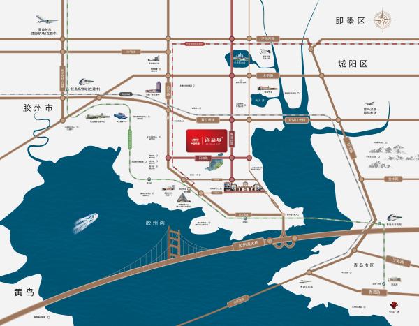 中国铁建海语城区位图