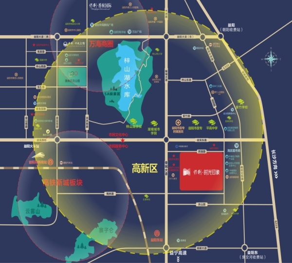 保利时光印象区位图