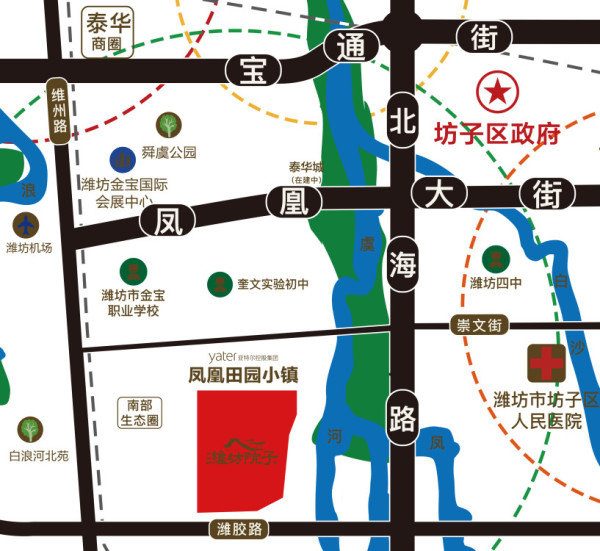亚特尔•潍坊院子_区位图_1