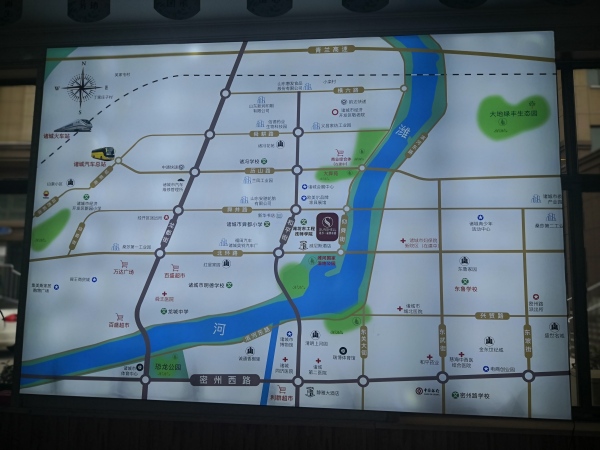 诸城桑莎丽都庄园_区位图_1