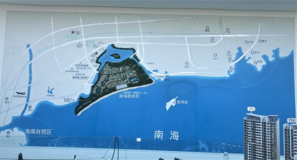 华侨城南海旅游岛区位图