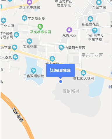 钰海山悦城区位图