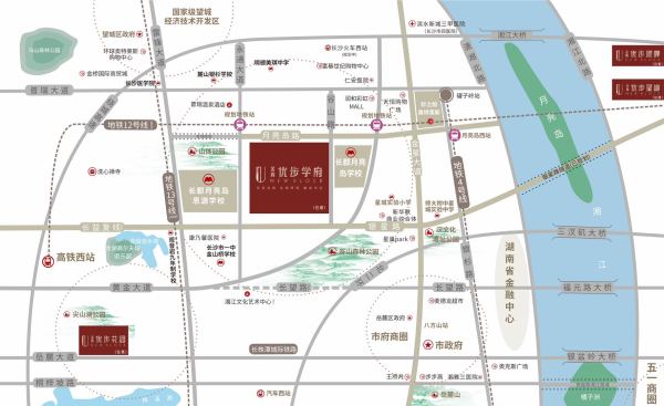 金辉优步学府_区位图_1