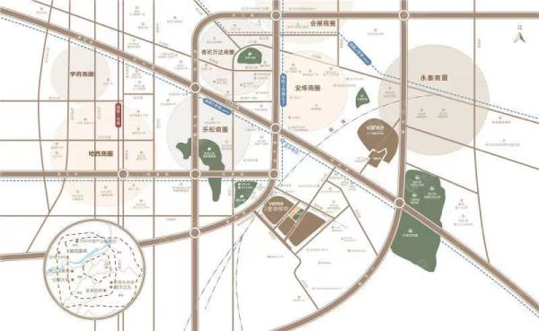 万科金域悦府_区位图_1