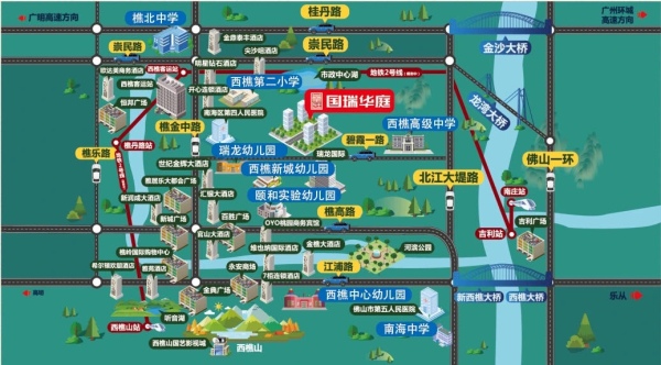 国瑞华庭_区位图_2