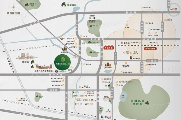 万科翡翠公园_区位图_2