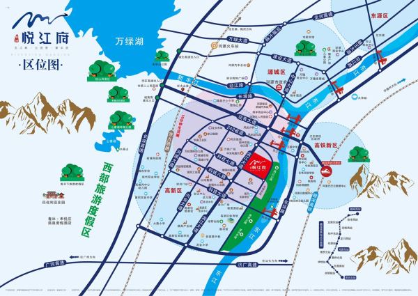 敏捷悦江府_区位图_1