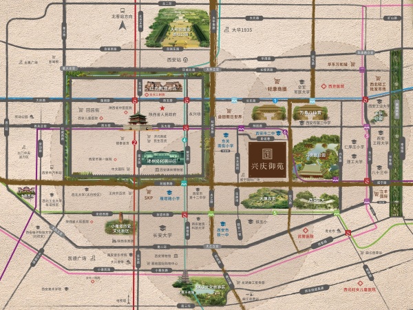 白云兴庆御苑_区位图_1